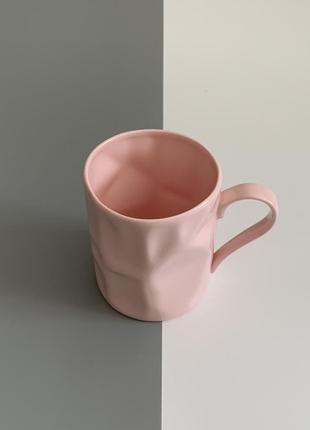 Порцелянова рожева чашка lefard2 фото