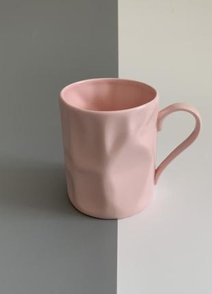 Порцелянова рожева чашка lefard3 фото