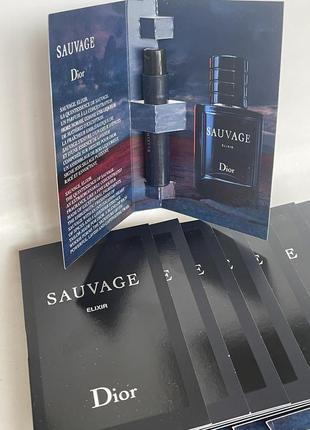 Пробник 1 мл dior sauvage elixir3 фото