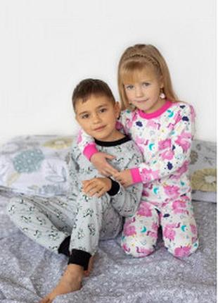 Піжама дитяча для хлопчиків 💙 дитяча тепла піжама для хлопчиків 💛