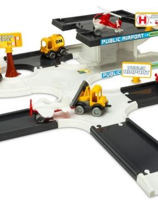 Ігровий набір play tracks city airport, medical centre wader 3