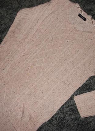Вязаный  свитер  размер 14-16