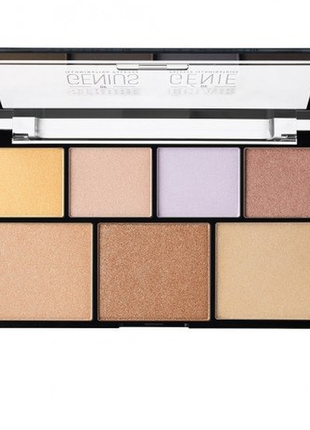 Палетка для стробинга nyx professional makeup strobe of genius illuminating palette5 фото