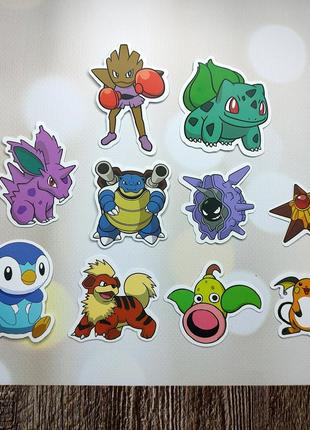 Наклейки, наліпки, стікери "покемони. pokemon"  (стик0009)