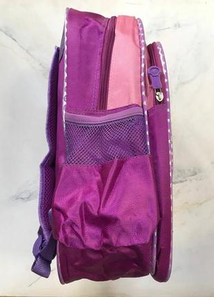 Рюкзак шкільний ханна монтана, ранець спортивний шкільний рожевий з фіолетовим hanna montana3 фото