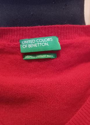 Шерстяной пуловер united colours of benetton5 фото