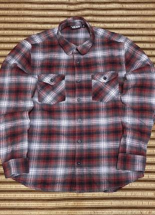 Сорочка vans shirt в клітку щільна клітчата/в клітинку