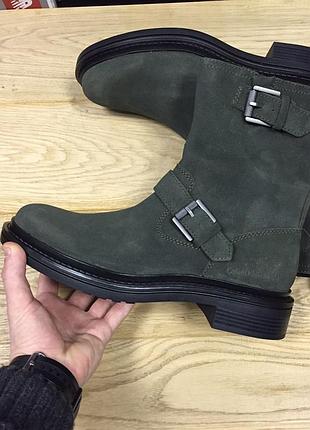 Ботинки calvin klein kris oiled suede military 2