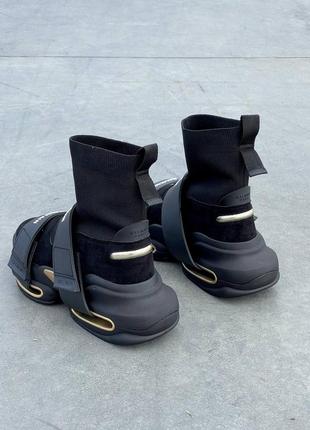 Кроссовки balmain b-bold sneakers ‘black gold’ кроссовки3 фото