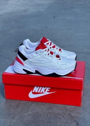 Кроссовки nike m2k tekno «white red’ кроссовки
