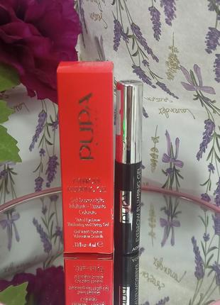 Гель для бровей pupa eyebrow 205 dark brown 4 мл