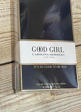 Carolina herrera good girl,80 мл, парфюмированная вода