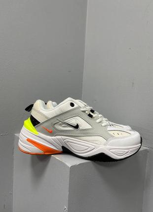 Кроссовки nike m2k tekno «white grey neon green’ кроссовки»