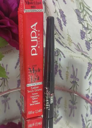 Лайнер для очей водостійкий pupa eyeliner made to last1 фото