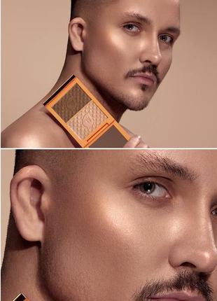 Палетка от al.rutkovskiy mango soft matte powder duo - bali glow kiss/ bali bronzer4 фото