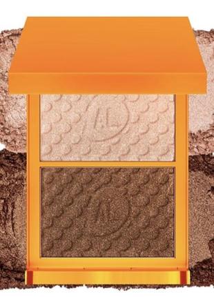 Палетка от al.rutkovskiy mango soft matte powder duo - bali glow kiss/ bali bronzer3 фото