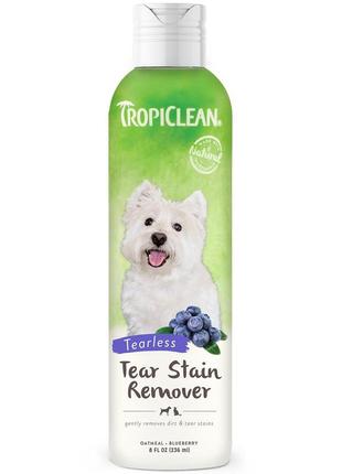 Гель tropiclean spa tear stain facial remover 236 мл для умывания слезных дорожек вокруг глаз с тропиклин