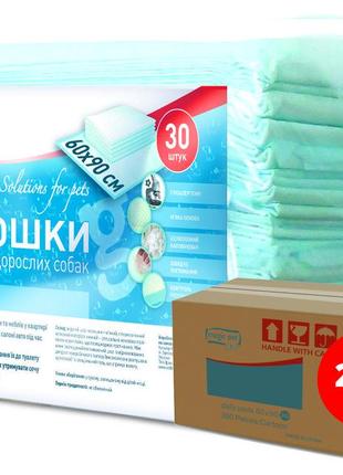 Пелюшки magic pet 60*90 см 240 шт | для собак та цуценят антибактеріальні щоденні3 фото