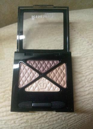 Tини rimmel glam'eyes quad eye shadow no002 (4,2 г)5 фото