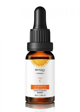 Сироватка для обличчя з вітаміном c bioaqua cahnsai vitamin c essence