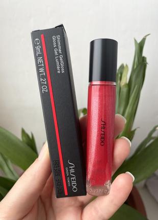 Shiseido shimmer gelgloss блиск для губ