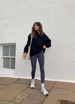 Лосіни утеплені рубчик фліс сірий беж шоколад 🌹