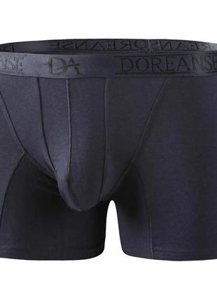 Стильные мужские боксеры doreanse 1770 с анатомичным карманом темно-синего цвета доренс3 фото