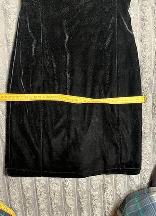 Вечернее черное  женское платье6 фото