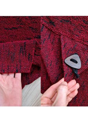 Оверсайз джемпер женский трикотажная кофта свитер женский цвета марсала4 фото