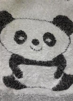 Крутая кофта кардиган травка принт панда wachi4 фото