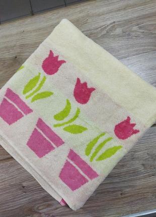 Полотенце мазровое ньянное для бани большое