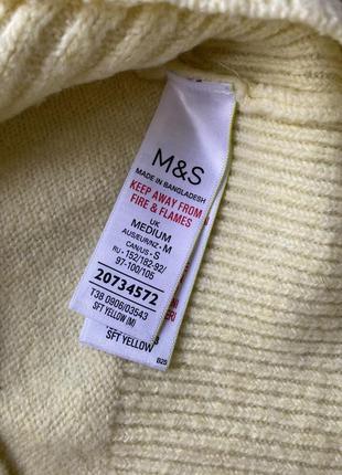 Светер желтый m&amp;s7 фото