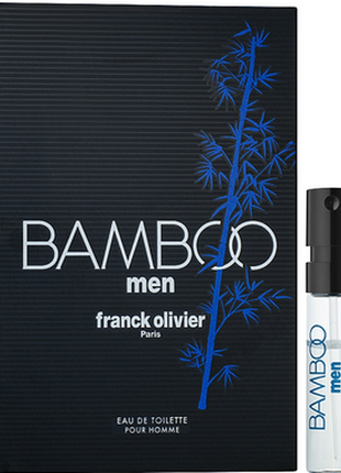 Franck olivier bamboo men туалетная вода (пробник)1 фото