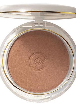 Бронзовая пудра-румяна collistar silk effect bronzing powder с перламутром сменный1 фото