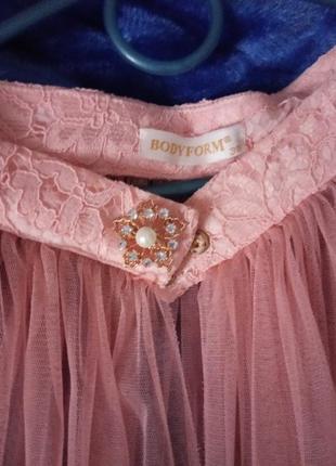 Нежное розовое платье-трансформер5 фото