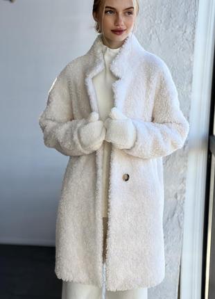 Рукавички зі штучної овчини