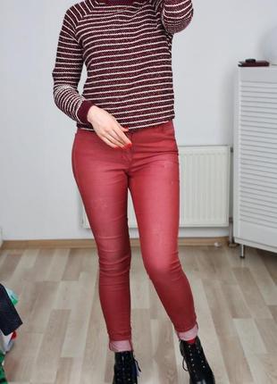 Стильные скинни джинсы-зауженные-skinny-slim-fit,необычный цвет3 фото