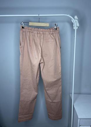 Рожеві джинсові брюки3 фото