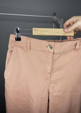 Рожеві джинсові брюки2 фото