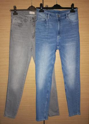 Джинсы скинни denim & denim и miss america р. s синие и серые