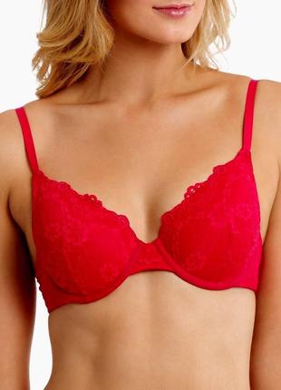 70-червоний з гіпюровий бюст chloe & lola