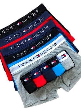 Чоловічі труси боксери tommy hilfiger, набір 3 шт, 4 шт, 5 шт . нижньої білизни6 фото