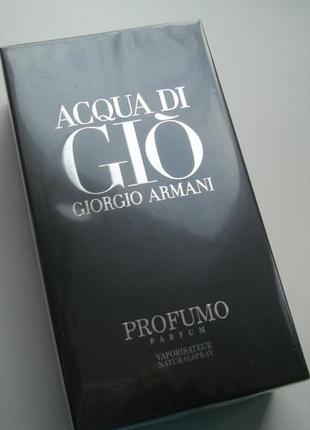 Парфюм giorgio armani acqua di gio profumo ( армани аква ди джио профумо)125 мл2 фото