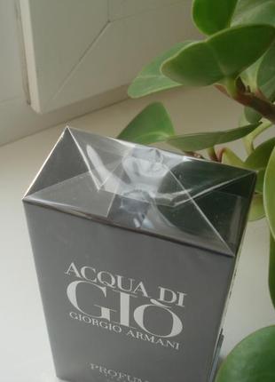 Парфюм giorgio armani acqua di gio profumo ( армани аква ди джио профумо)125 мл4 фото