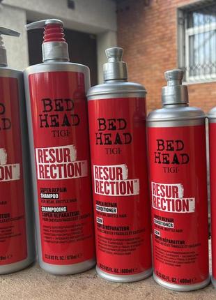 Шампунь, кондиціонер  для дуже ослабленого волосся bed head resurrection