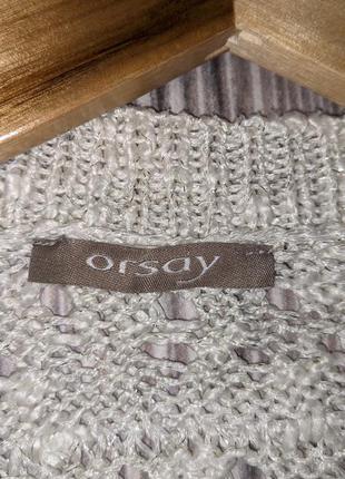 Обалденный белый свитер с люрексом orsay #16446 фото
