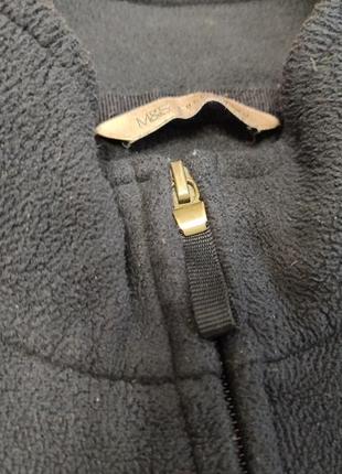 Флис m&amp;s collection кофта черная флисовая флиска тепла флис флисовая термо пижама термокофта8 фото