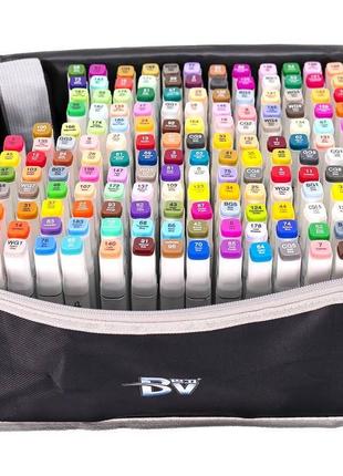 Набір скетч-маркерів bavi bv800-168, 168 кольорів у сумці