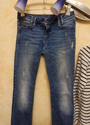 Повседневный аутфит на девочку ,джинсы+ рубашка4 фото