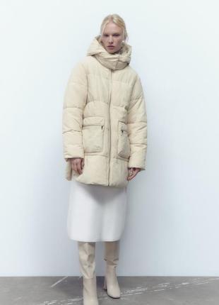 Пуховик , куртка zara